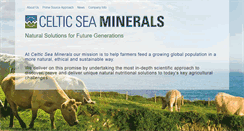 Desktop Screenshot of celticseaminerals.com