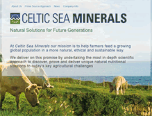 Tablet Screenshot of celticseaminerals.com